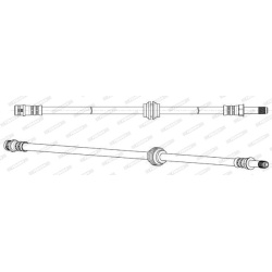 stabdžių žarnelė
                                FERODO                                                FHY2776, FERODO, F