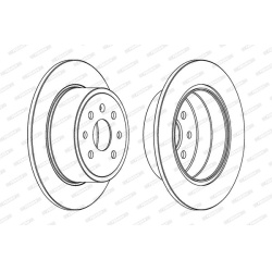stabdžių diskas (1vnt) PREMIER Coat+ disc
                                FERODO                                           