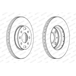 stabdžių diskas (1vnt) PREMIER Coat+ disc
                                FERODO                                DDF1603C, F