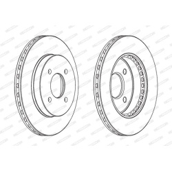 stabdžių diskas (1vnt) PREMIER
                                FERODO                                                DDF188