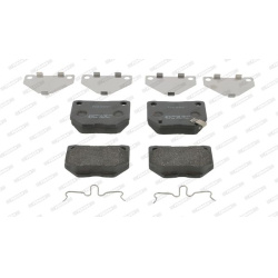 stabdžių trinkelių rinkinys, diskinis stabdys PREMIER
                                FERODO                              