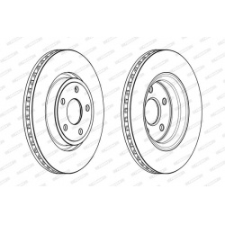 stabdžių diskas (1vnt) PREMIER
FERODO DDF209