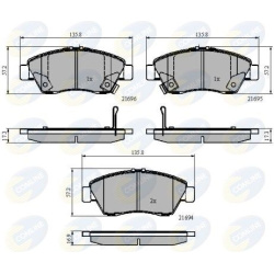 COMLINE                                                CBP32009, COMLINE, CBP32009, auto detalė