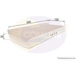 Filtras, salono oras
                                COMLINE                                                EKF114, COMLINE, 