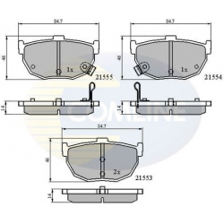 COMLINE                                CBP3805, COMLINE, CBP3805, auto detalė