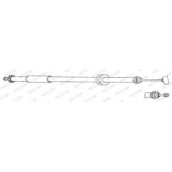 trosas, stovėjimo stabdys
                                FERODO                                                FHB434539, F