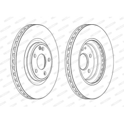 stabdžių diskas (1vnt) PREMIER
                                FERODO                                                DDF254