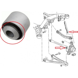 Sailentblokas galinės pakabos
                                RTS                                                017-00460, 