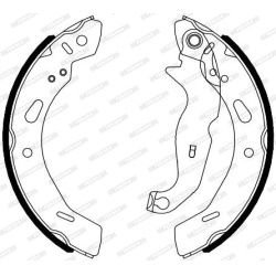 stabdžių trinkelių komplektas PREMIER
                                FERODO                                FSB4080, FEROD