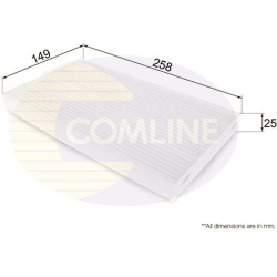 filtras, salono oras
                                COMLINE                                                EKF344, COMLINE, 
