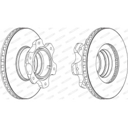 stabdžių diskas (1vnt) PREMIER
                                FERODO                                                FCR209