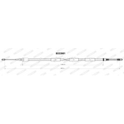trosas, stovėjimo stabdys
                                FERODO                                                FHB431129, F