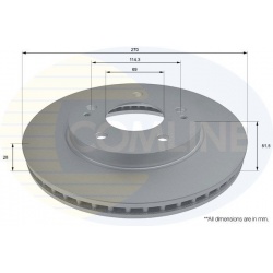 stabdžių diskas (1vnt)
COMLINE ADC2807V, COM
