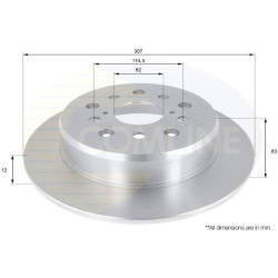 stabdžių diskas (1vnt) Comline
                                ADC0188, COMLINE, ADC0188, auto detalė