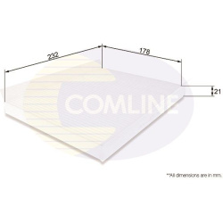 filtras, salono oras
                                COMLINE                                EKF103, COMLINE, EKF103, auto det