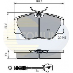 stabdžių trinkelių rinkinys, diskinis stabdys
                                COMLINE                                CBP23