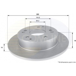 stabdžių diskas (1vnt)
                                COMLINE                                                ADC0542, COML