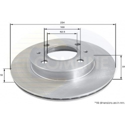 stabdžių diskas (1vnt)
                                COMLINE                                                ADC1038V, COM