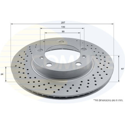 stabdžių diskas (1vnt)
                                COMLINE                                                ADC2910VL, CO
