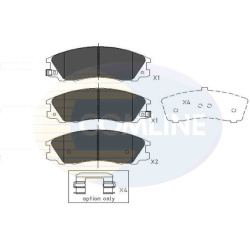 stabdžių trinkelių rinkinys, diskinis stabdys
                                COMLINE                                CBP31