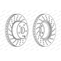 stabdžių diskas (1vnt)
                                FERODO                                                DDF1121, FEROD