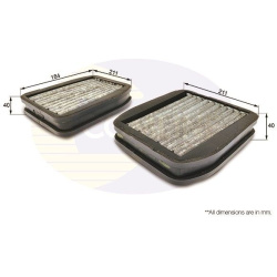 filtras, salono oras
                                COMLINE                                                EKF135A, COMLINE,