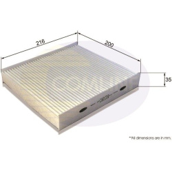 filtras, salono oras
                                COMLINE                                EKF380, COMLINE, EKF380, auto det