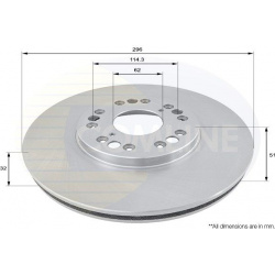 stabdžių diskas (1vnt) Comline
                                ADC0162V, COMLINE, ADC0162V, auto detalė