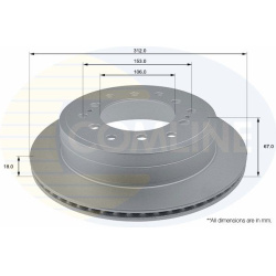 stabdžių diskas (1vnt) Comline
                                ADC0185V, COMLINE, ADC0185V, auto detalė