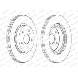 stabdžių diskas (1vnt) PREMIER
FERODO DDF163