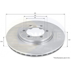 stabdžių diskas (1vnt)
                                COMLINE                                                ADC1015V, COM