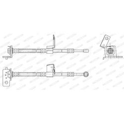 stabdžių žarnelė
                                FERODO                                                FHY3125, FERODO, F