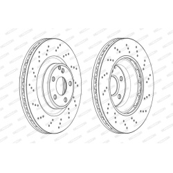 stabdžių diskas (1vnt) PREMIER
                                FERODO                                                DDF203