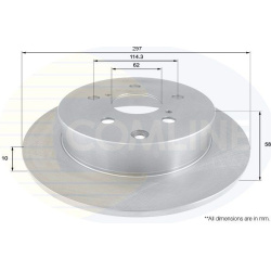 stabdžių diskas (1vnt) COATED
COMLINE ADC011