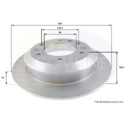 stabdžių diskas (1vnt)
                                COMLINE                                                ADC1086, COML