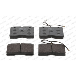 Stabdžių trinkelių rinkinys, diskinis stabdys PREMIER ECO FRICTION
FERODO