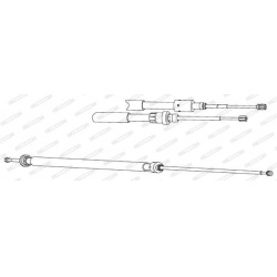 trosas, stovėjimo stabdys
                                FERODO                                FHB433041, FERODO, FHB433041