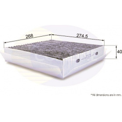 filtras, salono oras
                                COMLINE                                                EKF179A, COMLINE,