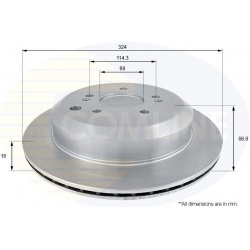 stabdžių diskas (1vnt)
                                COMLINE                                                ADC2420V, COM