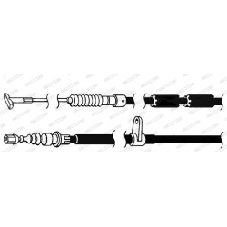 trosas, stovėjimo stabdys
                                FERODO                                                FHB432894, F