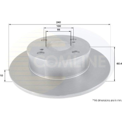stabdžių diskas (1vnt) Comline
                                ADC01131, COMLINE, ADC01131, auto detalė