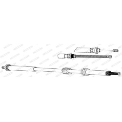 trosas, stovėjimo stabdys
                                FERODO                                                FHB432644, F
