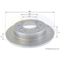 stabdžių diskas (1vnt)
                                COMLINE                                                ADC0356, COML