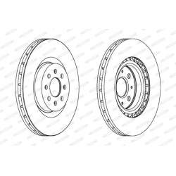 stabdžių diskas (1vnt) PREMIER Coat+ disc
                                FERODO                                           