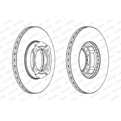 stabdžių diskas (1vnt)
FERODO DDF941, FERODO