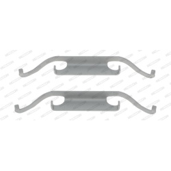 priedų komplektas, diskinių stabdžių trinkelės PREMIER
                                FERODO                           