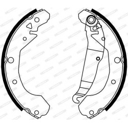 stabdžių trinkelių komplektas
                                FERODO                                                FSB407