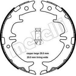 stabdžių trinkelių komplektas, stovėjimo stabdis
                                METELLI                                5