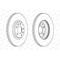 stabdžių diskas (1vnt) PREMIER
                                FERODO                                                DDF188