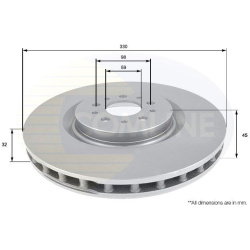 stabdžių diskas (1vnt)
COMLINE ADC1832V, COM